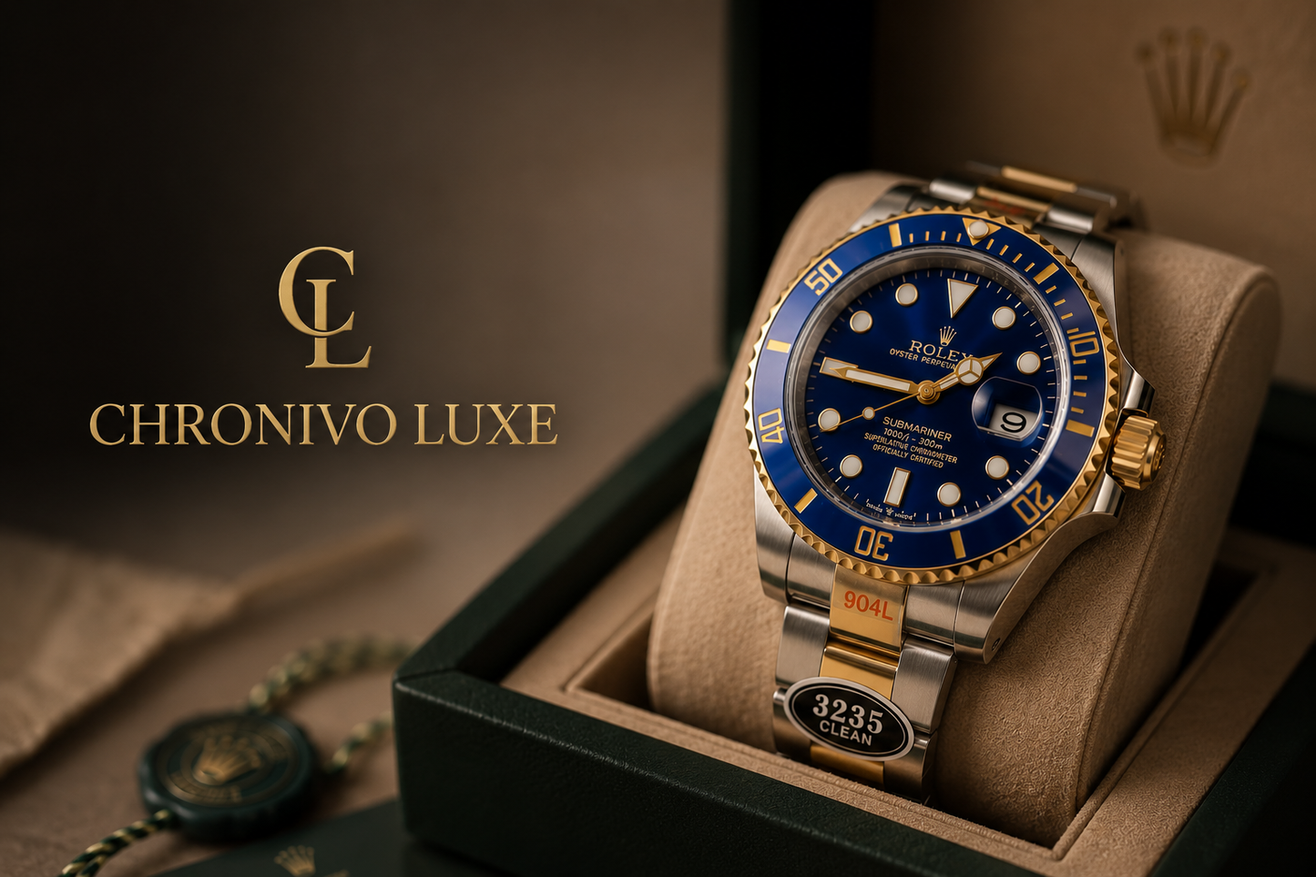 Rolex Submariner Blue & Gold Automatic Stainless Steel | Chronivo Luxe