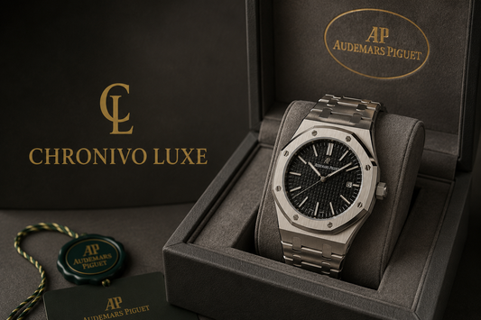 Audemars Piguet Royal Oak Black Dial Automatic | Chronivo Luxe