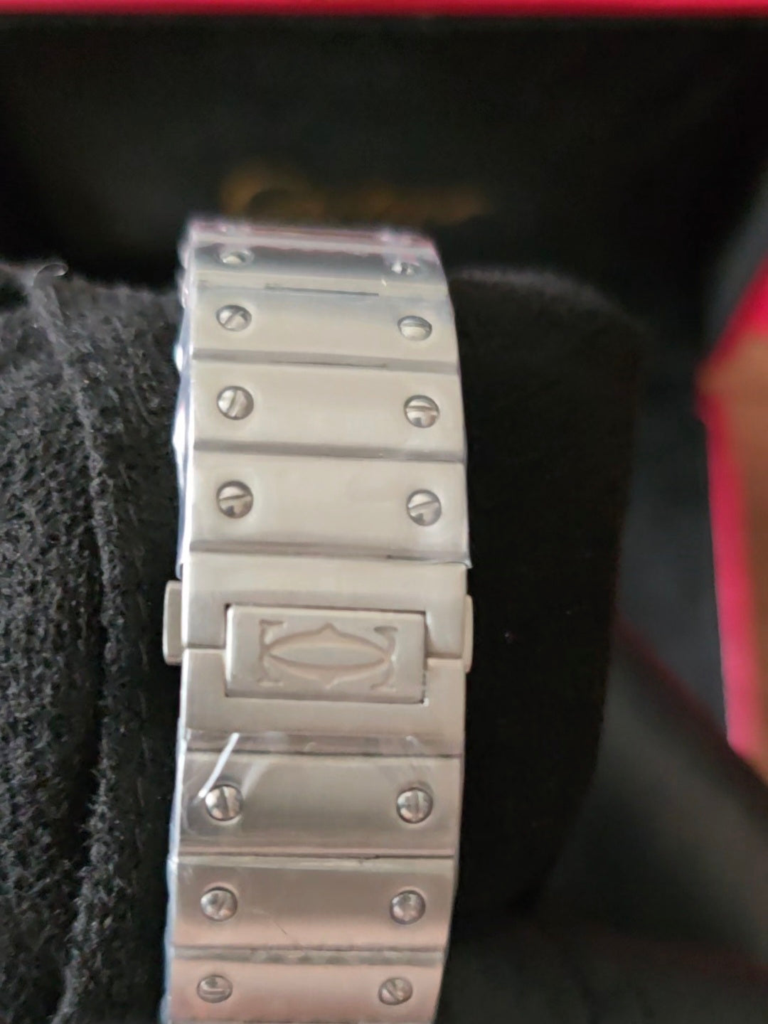 Cartier Santos Automatic Blue Dial Stainless Steel | Chronivo Luxe