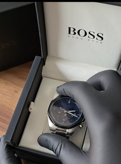 Hugo Boss Blue Dial Chronograph Stainless Steel | Chronivo Luxe