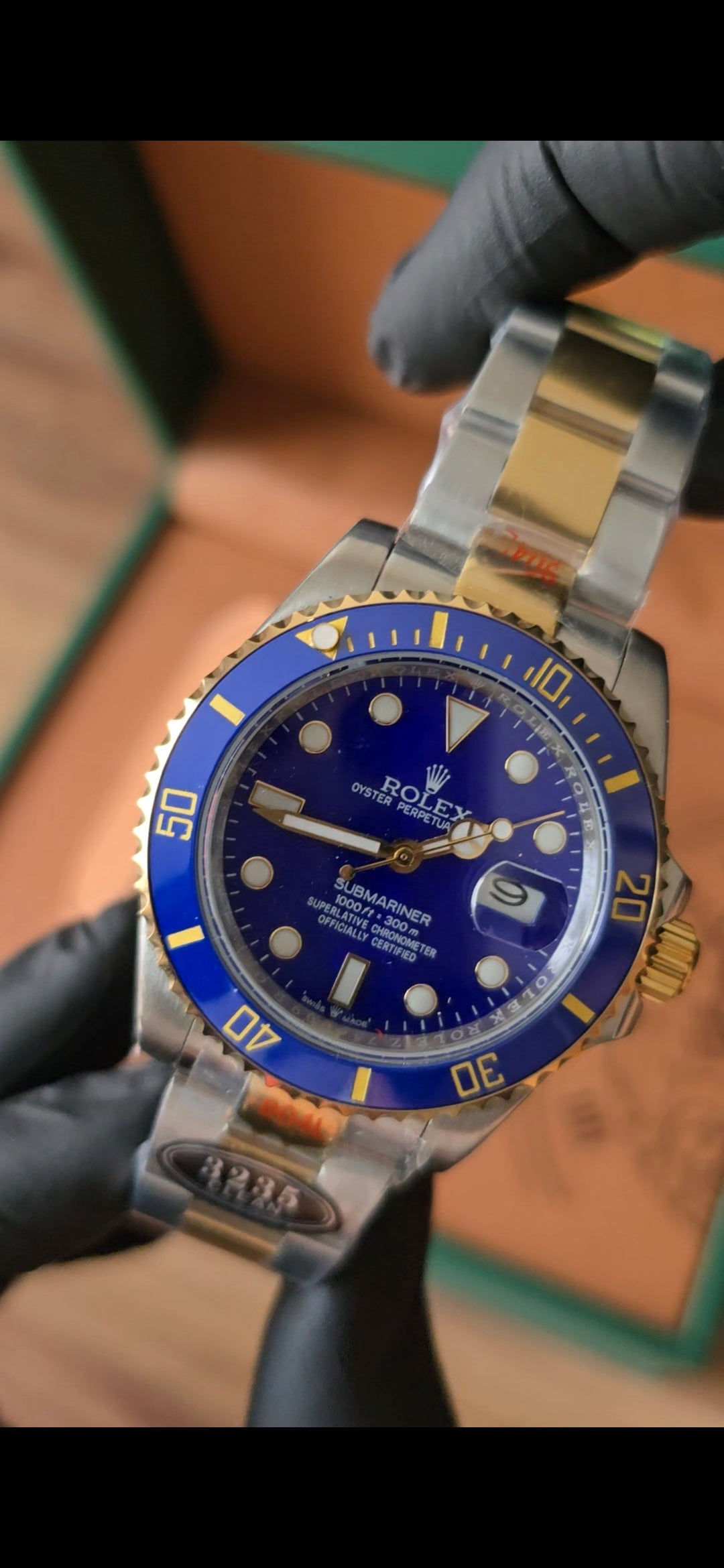 Rolex Submariner Blue & Gold Automatic Stainless Steel | Chronivo Luxe